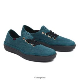 Vans Peru NBDZ46809 azul | Vans zapatos circulares en V de curren x knost