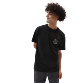 Vans Peru NBDZ46867 negro | Vans camiseta con parche frontal de Off the Wall